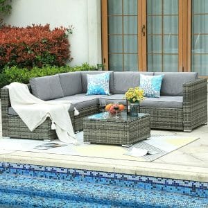 Patio set outdoor garden furniture sofa rattan garden furniture set Garden Sets